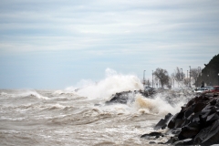 Hurracine Sandy  on Lake Michigan 5